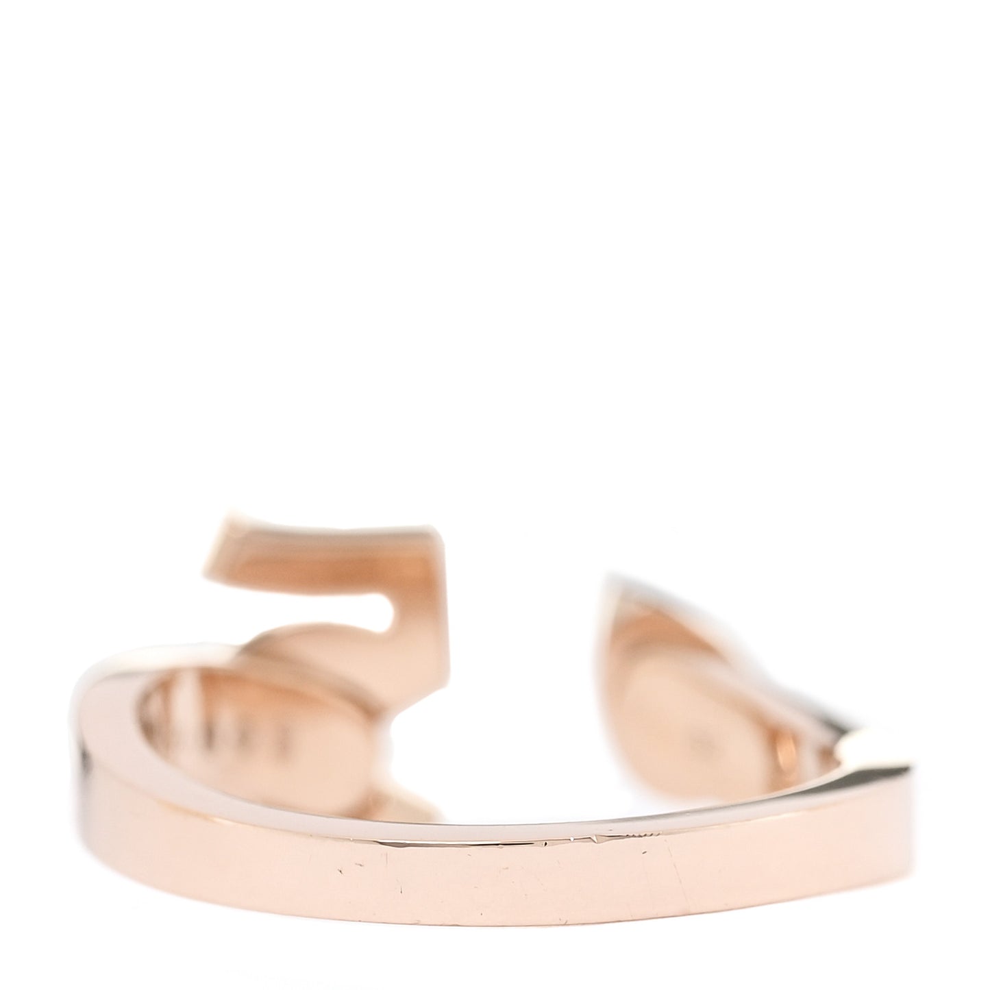 18K Beige Gold Diamond Extrait de No 5 Ring 52 6