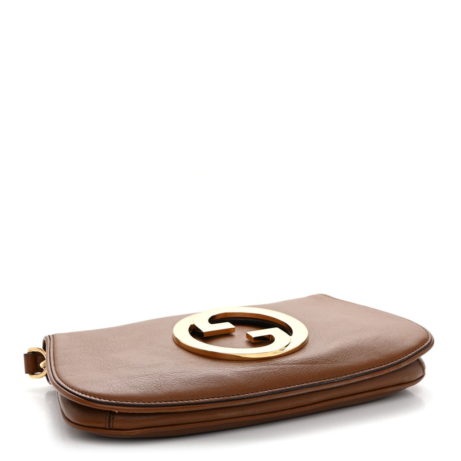 Gucci Roxy Calfskin Blondie Chain Shoulder Flap Bag Blondie Cognac 4 of 13