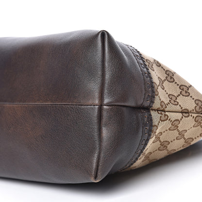 Gucci Monogram Laidback Crafty Dome Satchel Dark Brown 10 of 10