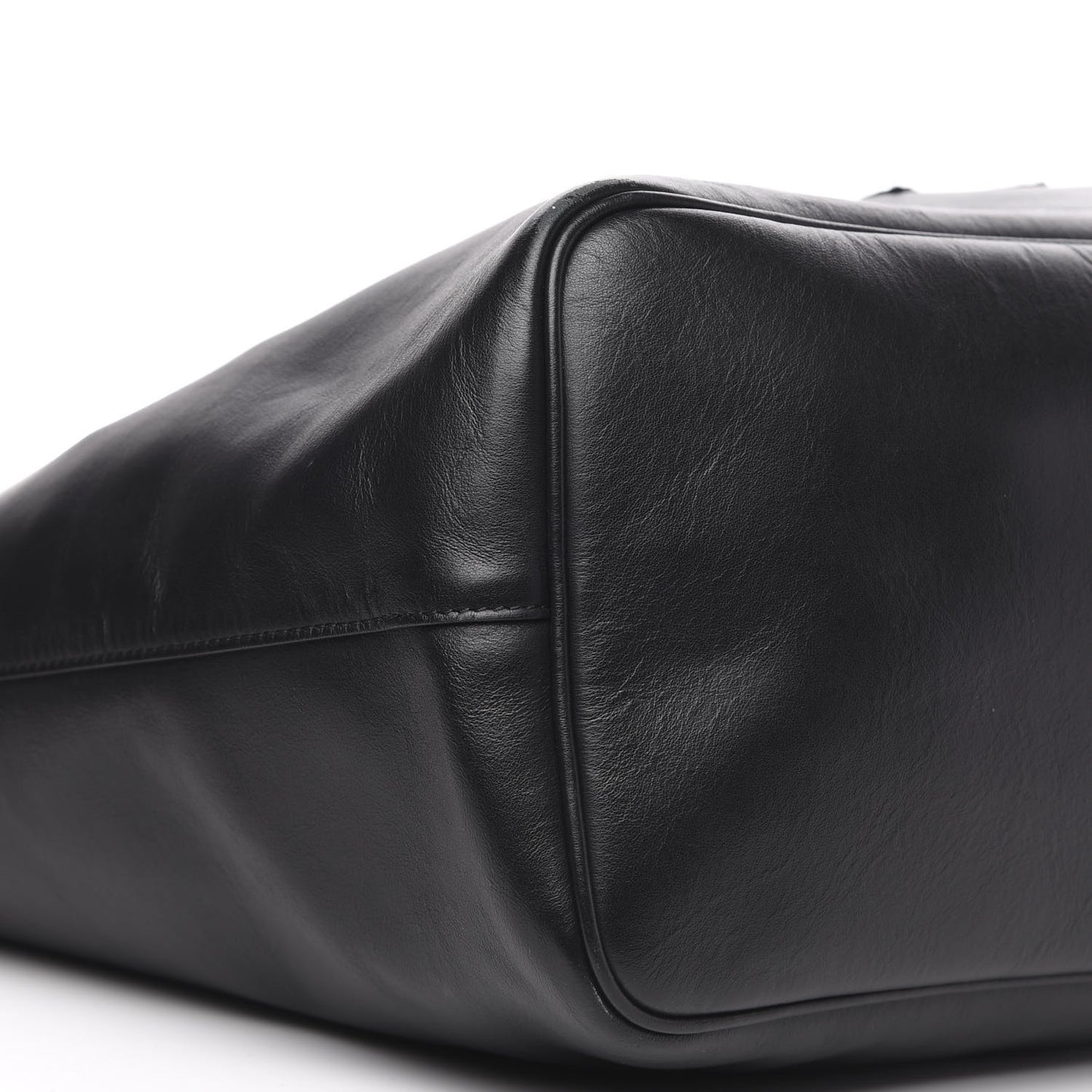 Calfskin Gothic Large Antigona Tote Black