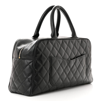 Chanel Caviar Quilted Large Bowler Black 3 of 11