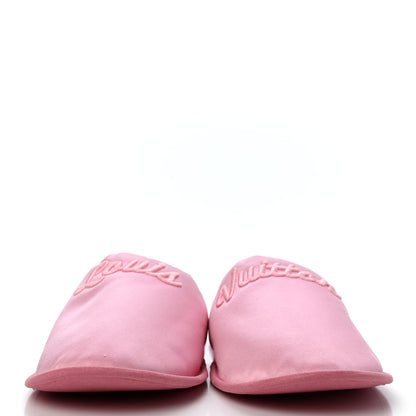 Louis Vuitton Satin LV Suite Flat Mule 40-41 Rose 2 of 8