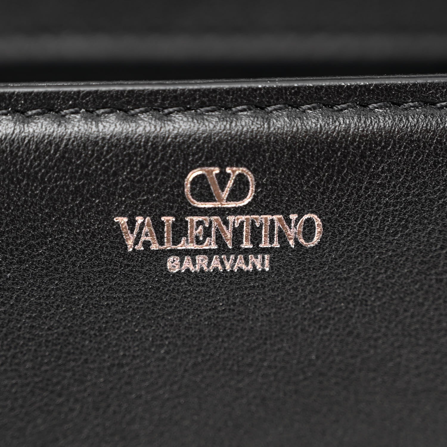 Valentino Garavani Calfskin Monochrome VLogo Loco Flap Shoulder Bag Black 6 of 10