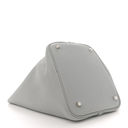 Hermes Taurillon Clemence Picotin Lock 22 MM Bleu Pale 4 of 11
