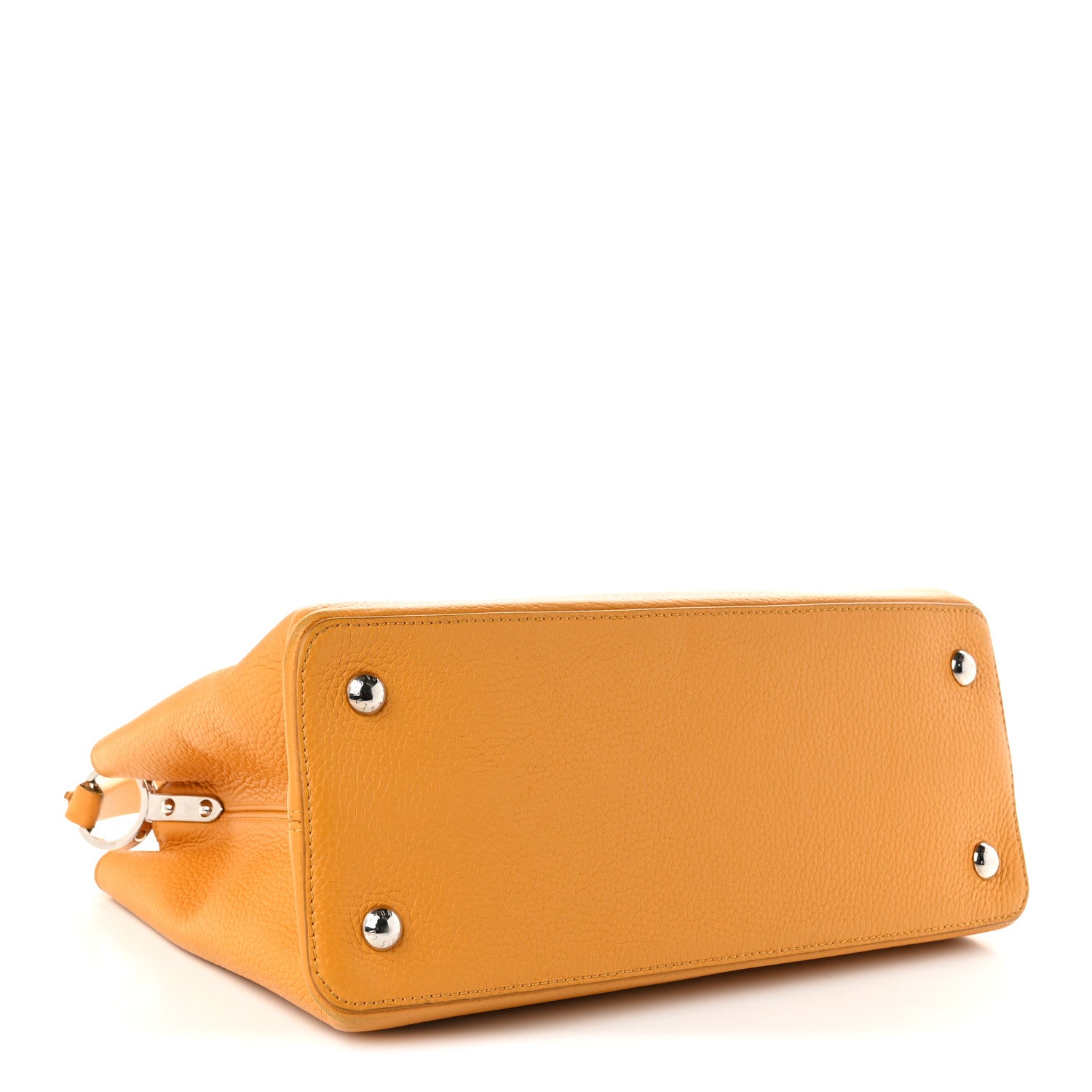 Louis Vuitton Taurillon Capucines MM Tournesol 4 of 10