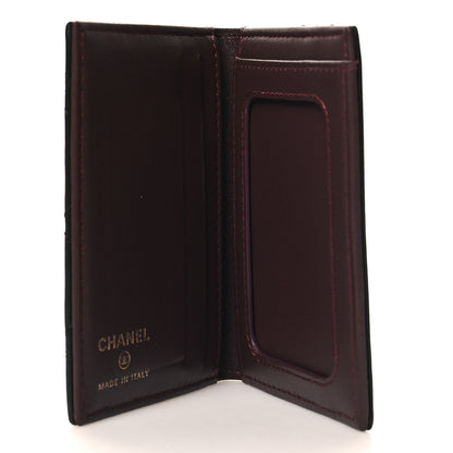 Chanel Lambskin Quilted Card Holder Wallet Black 5 of 8