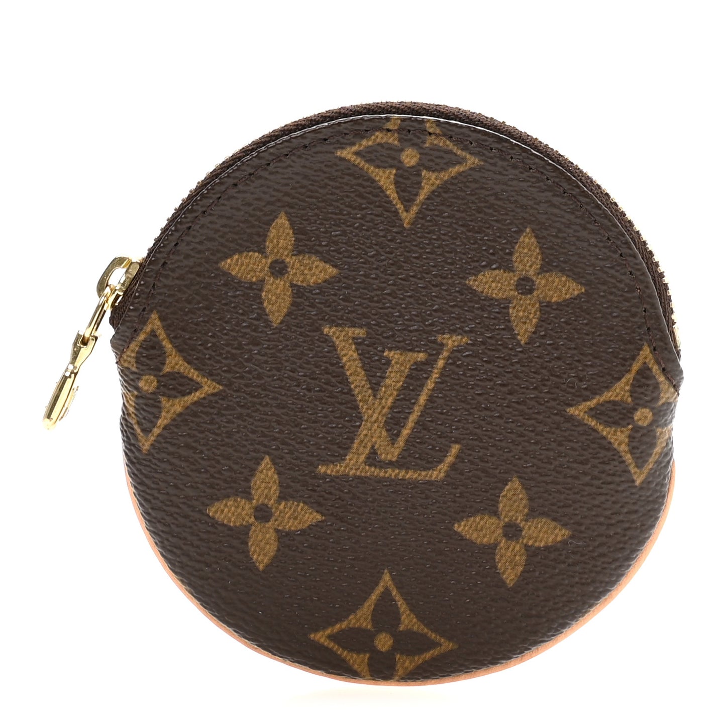 Monogram Round Coin Purse