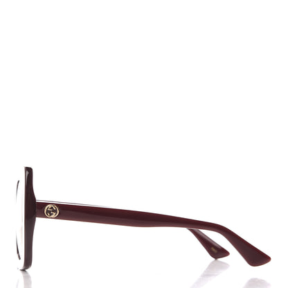 Gucci Acetate Oversize Sunglasses GG0328S Red 3 of 8