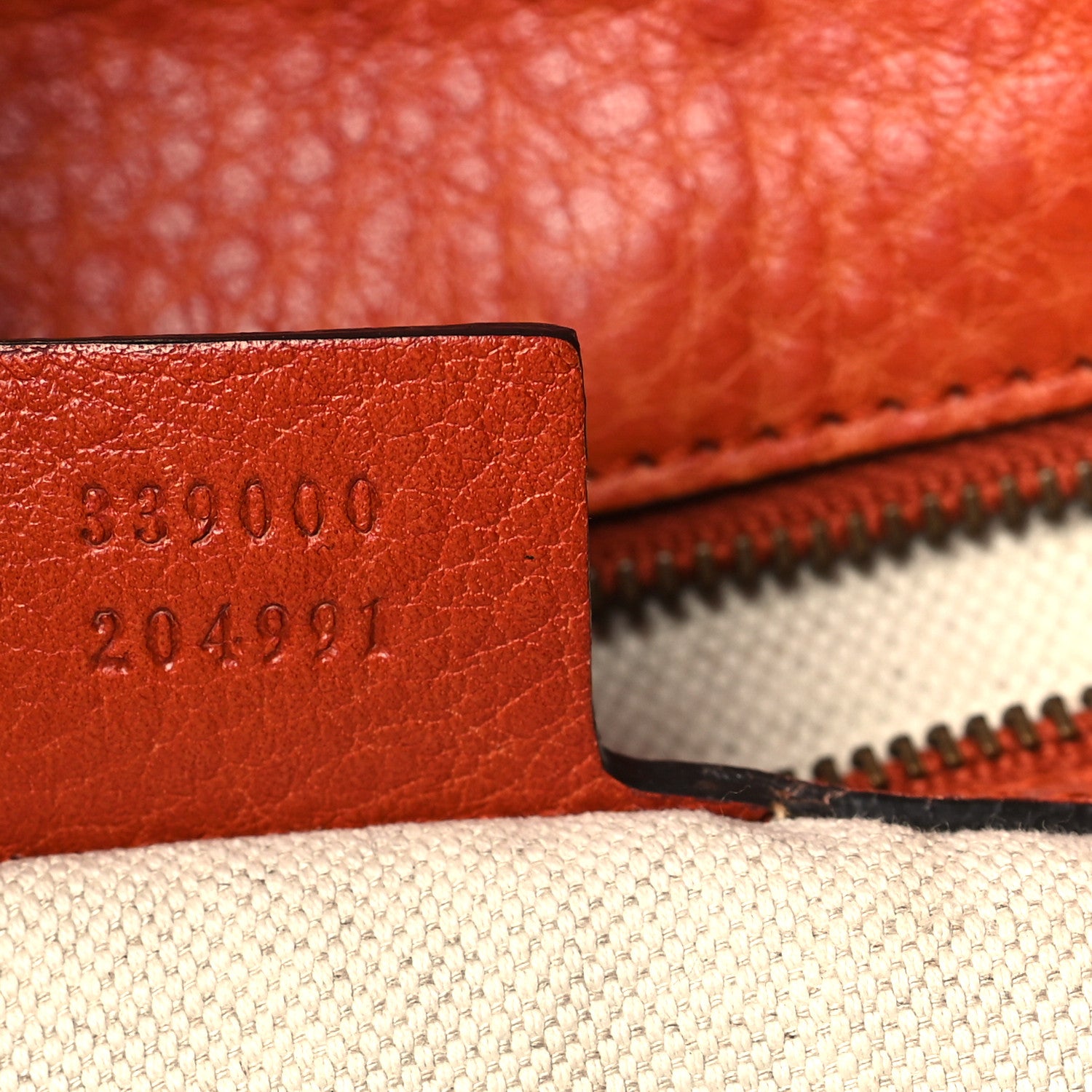 Gucci Calfskin Medium Laidback Crafty Tote Orange 7 of 18