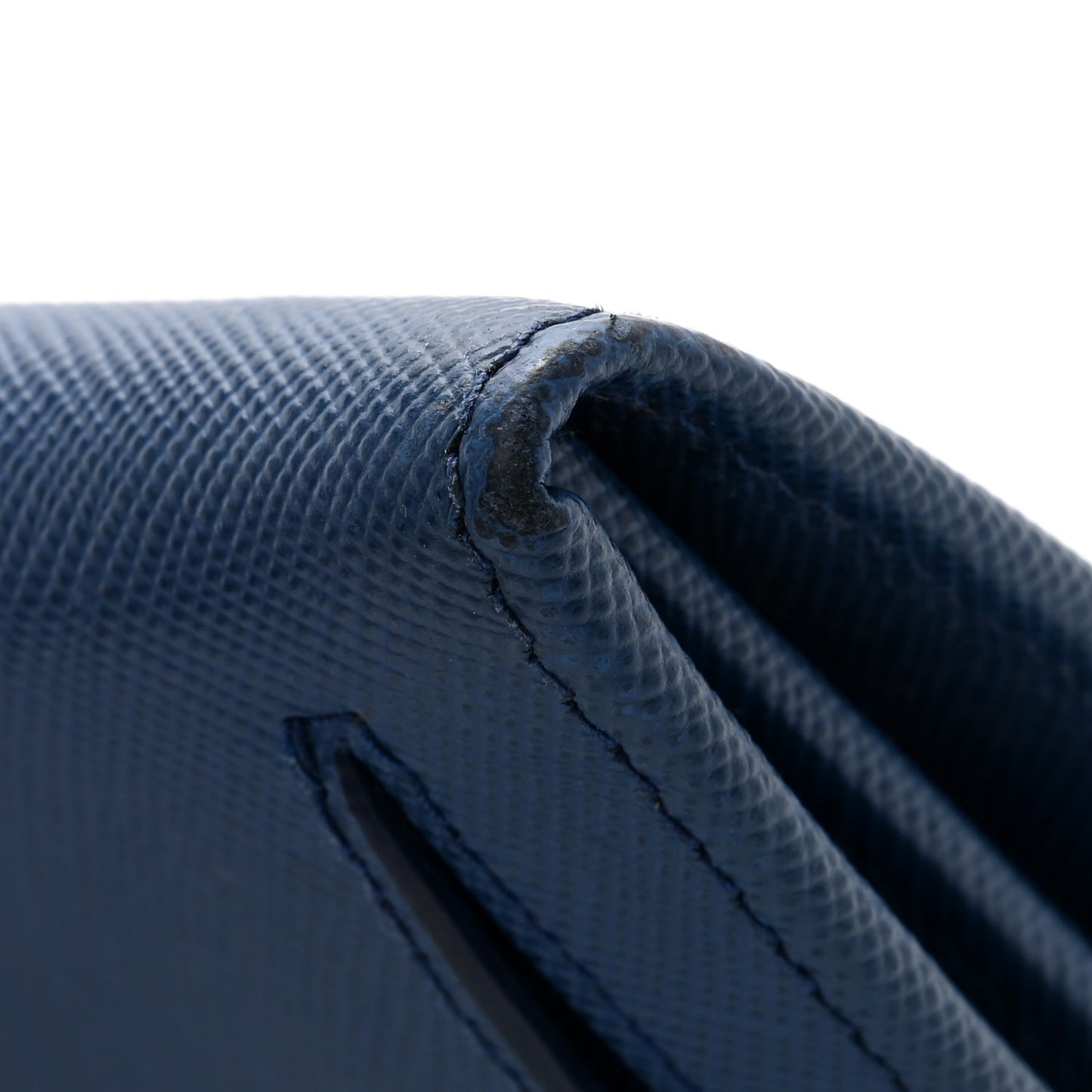 Saffiano Tuc Continental Flap Wallet Azzurro