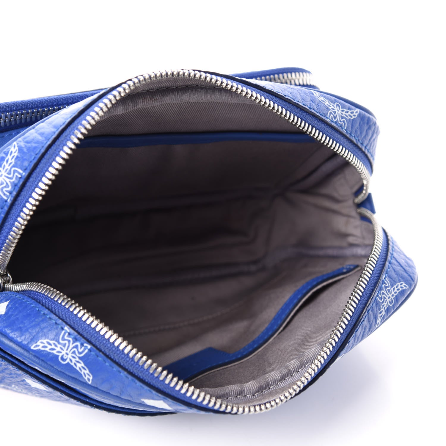 MCM Visetos Klassik Crossbody Bag Blue 5 of 11