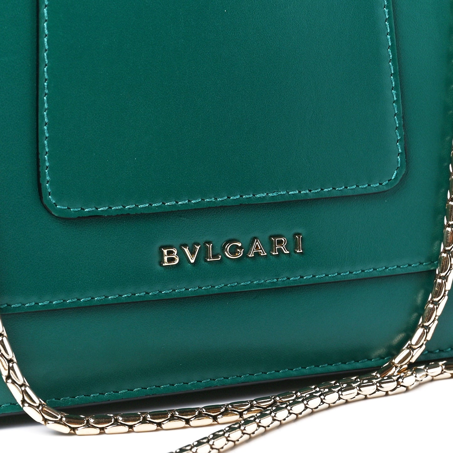 Calfskin Serpenti Forever Crossbody Bag Emerald Green