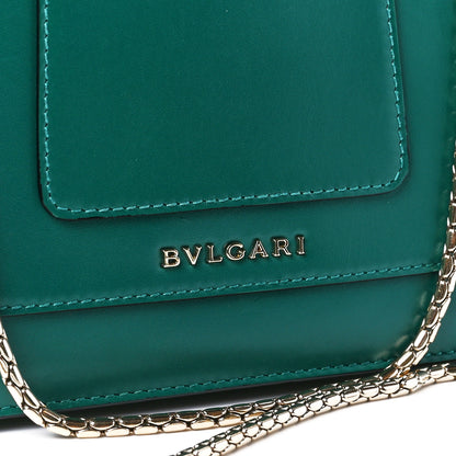 Bulgari Calfskin Serpenti Forever Crossbody Bag Emerald Green 8 of 13