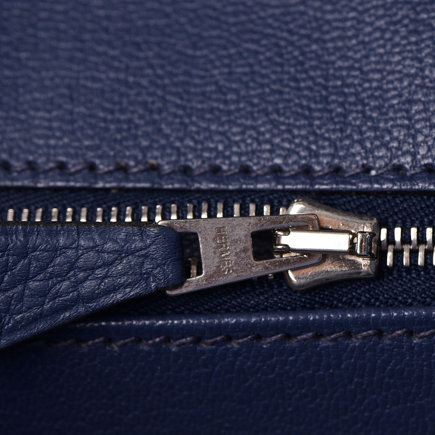 Hermes Taurillon Clemence Birkin 35 Bleu Brighton 17 of 34