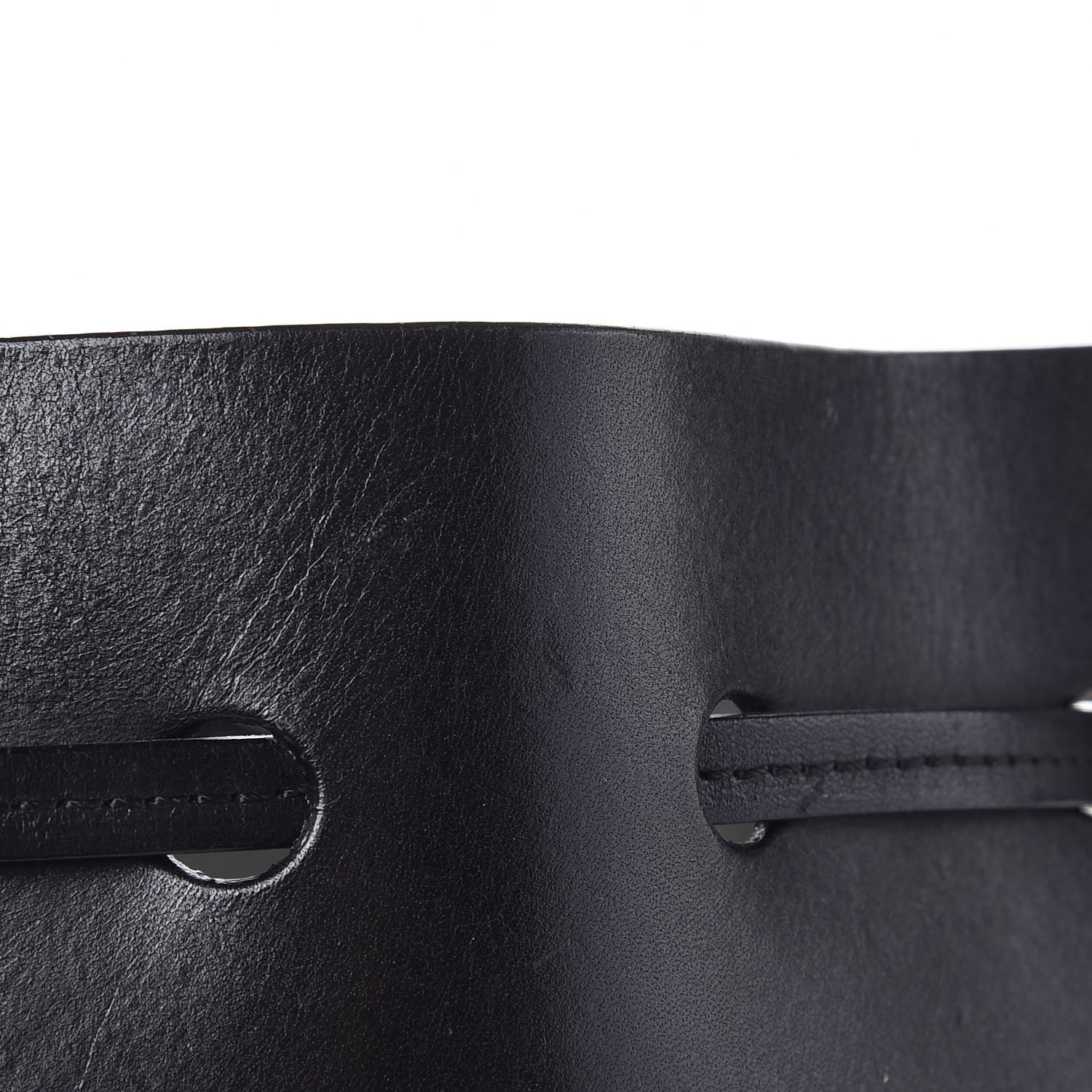 Mansur Gavriel Calfskin Mini Bucket Bag Black Argento 20 of 20