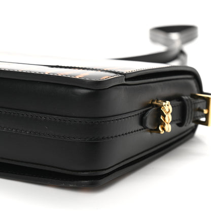Burberry Calfskin Leopard Small Grace Bag Black 8 of 10