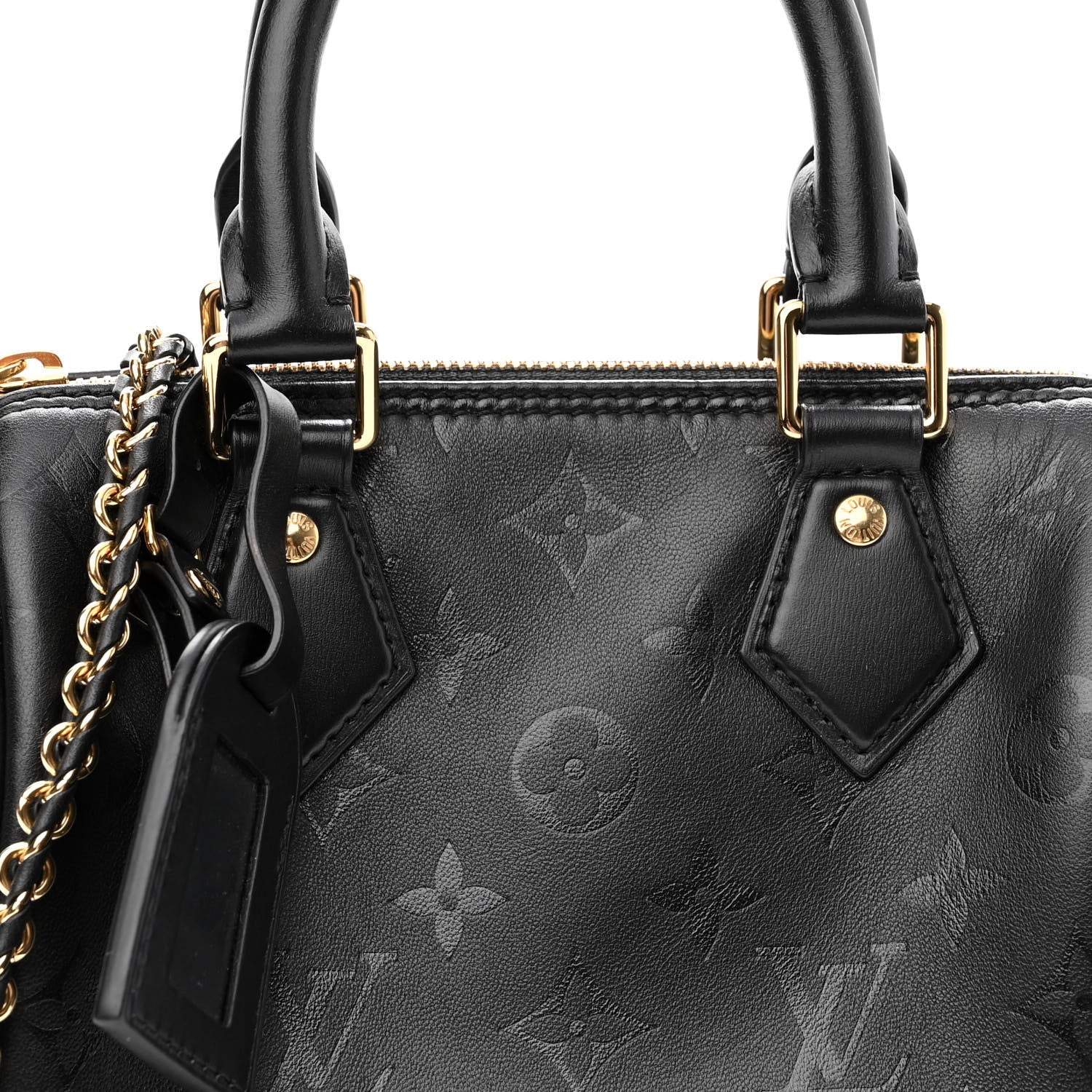 Louis Vuitton Monogram Ink Speedy BB Black 7 of 9