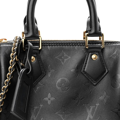 Louis Vuitton Monogram Ink Speedy BB Black 7 of 9