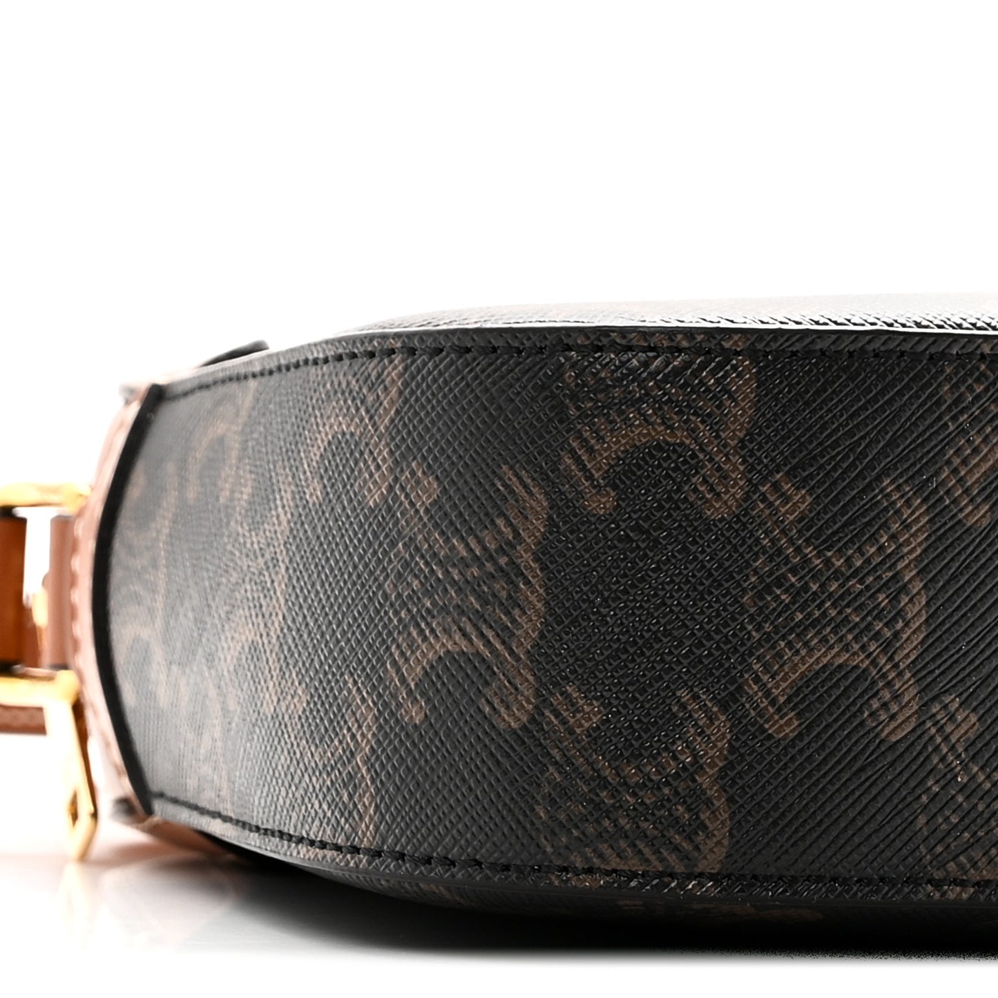 Triomphe Canvas Small Camera Bag Tan