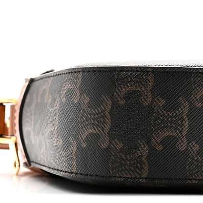 Celine Triomphe Canvas Small Camera Bag Tan 8 of 9