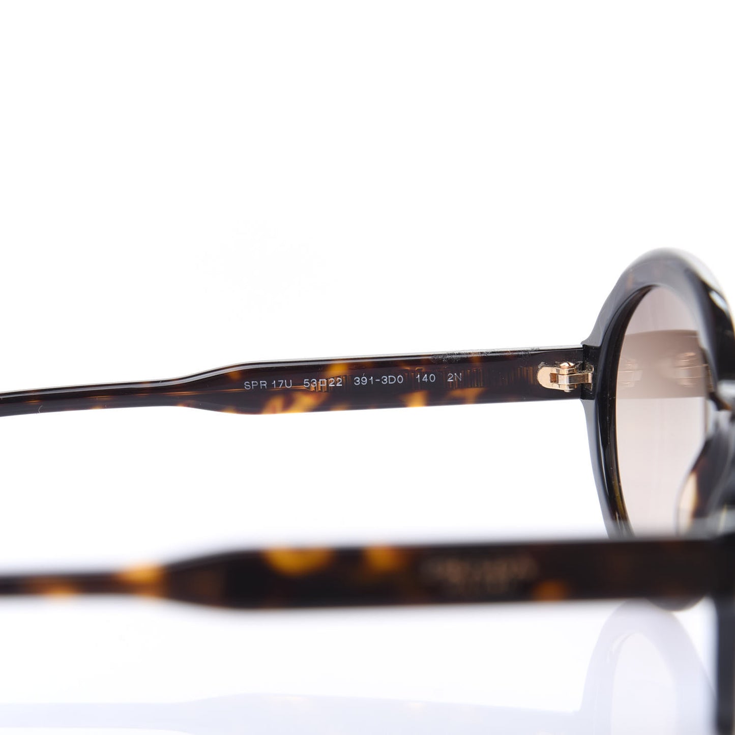 Acetate Round Sunglasses SPR17U Tortoise