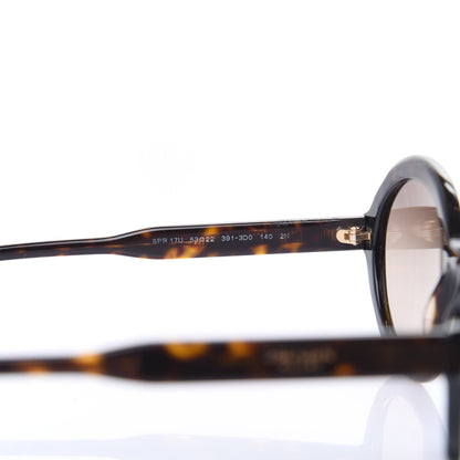 Prada Acetate Round Sunglasses SPR17U Tortoise 5 of 7