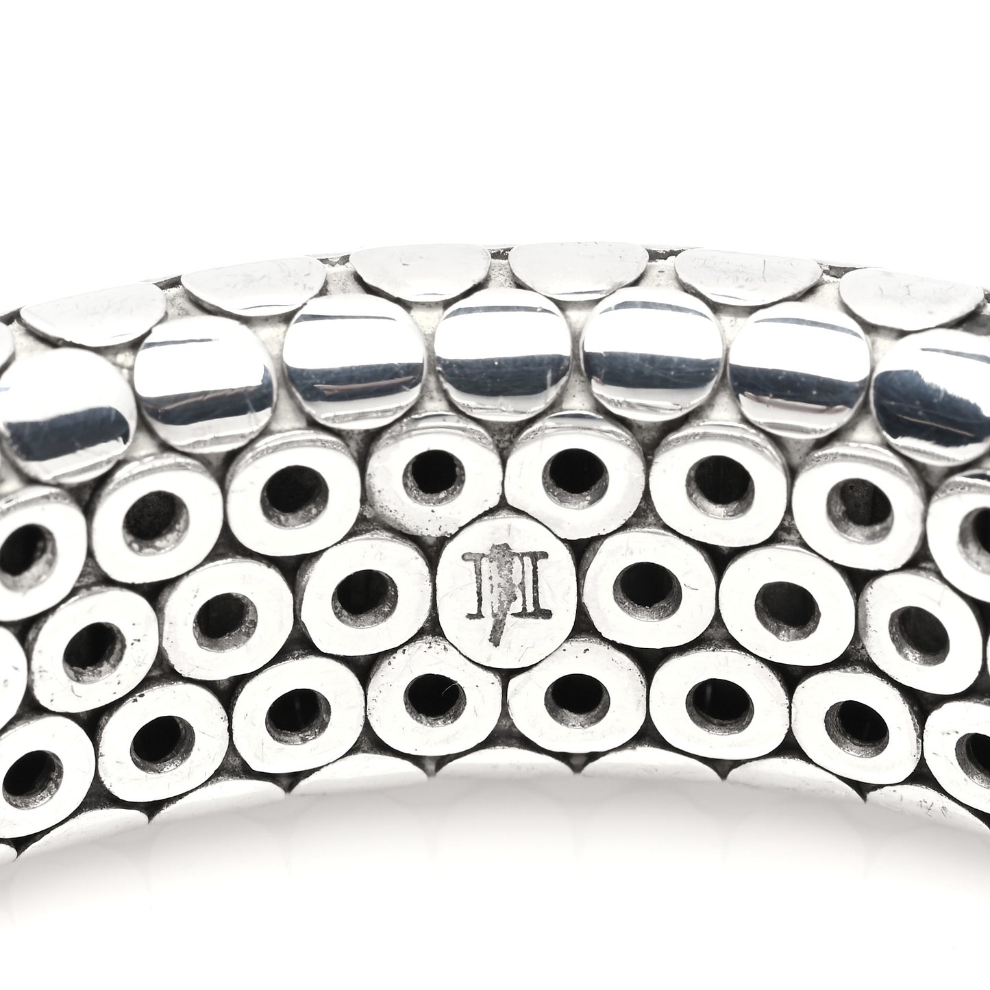 Sterling Silver Dot Flex Cuff Bracelet