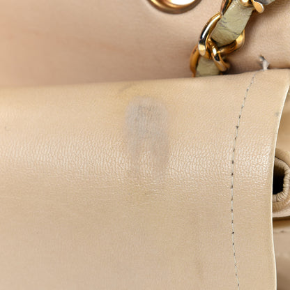 Chanel Lambskin Quilted Small Double Flap Beige 15 of 29