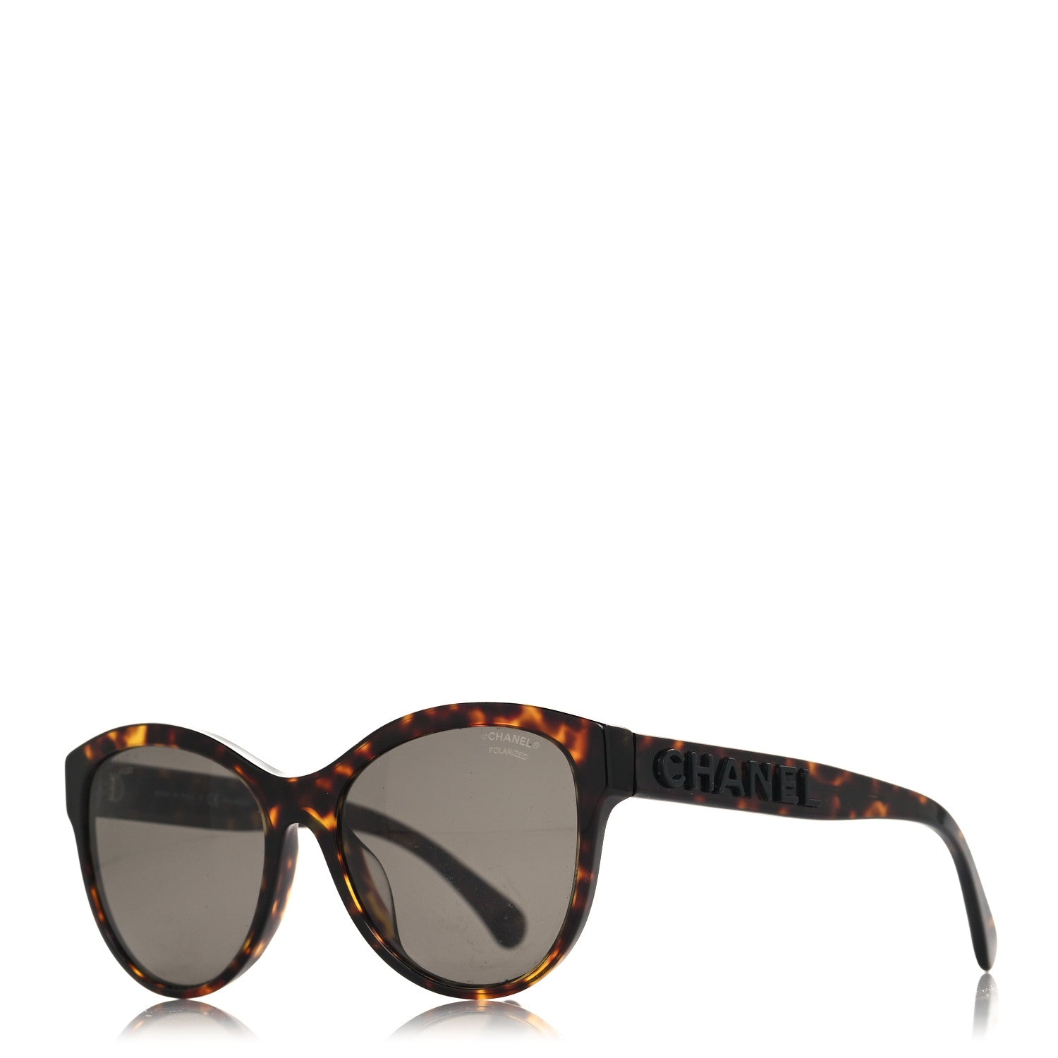 Chanel Acetate Pantos Logo Sunglasses 5458 Tortoise Brown 1 of 7