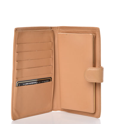 Chanel Caviar Timeless CC French Wallet Beige 5 of 8