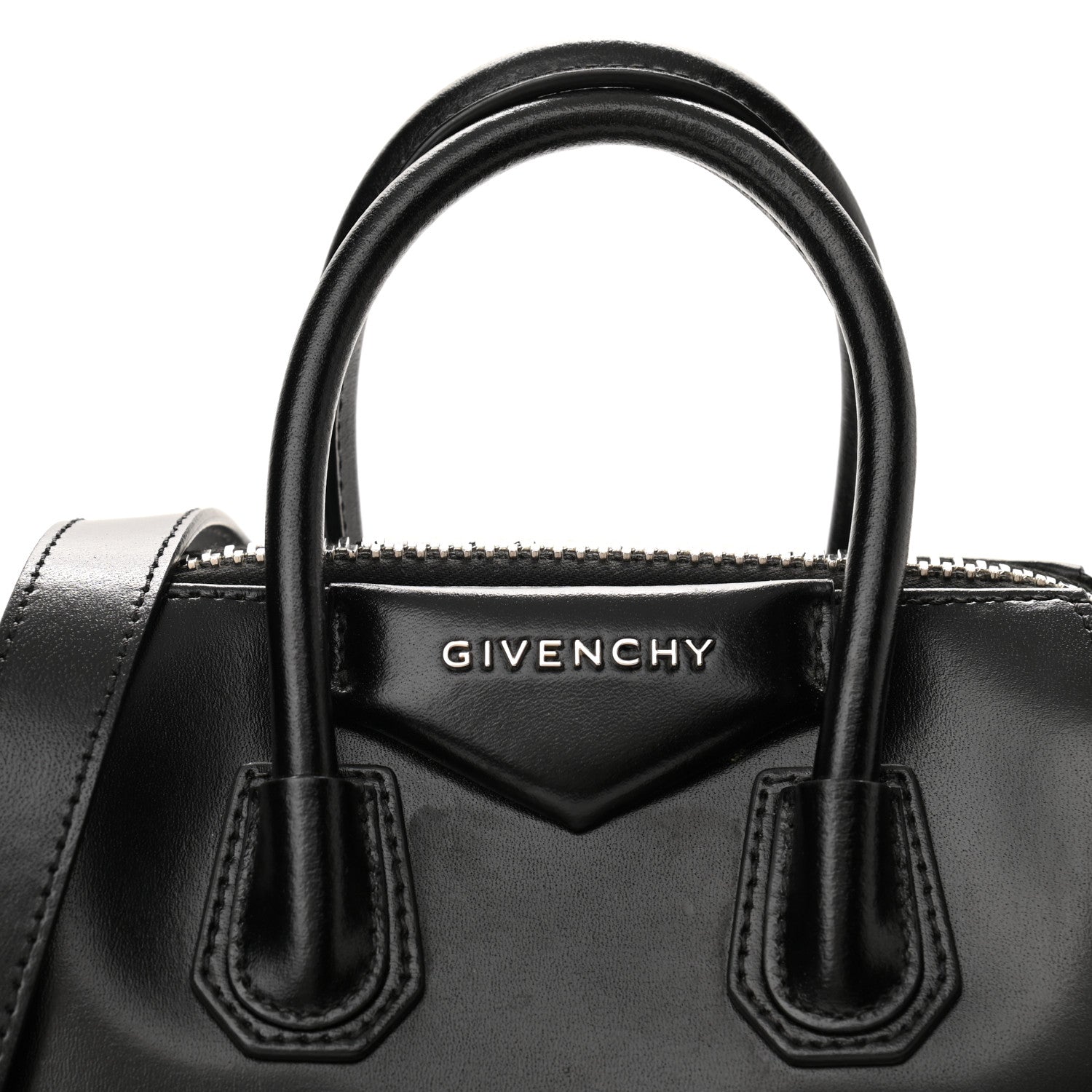 Givenchy Shiny Lord Calfskin Mini Antigona Black 8 of 10