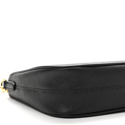 Prada Saffiano Lux Re-Edition 2005 Shoulder Bag Black 7 of 8
