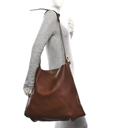 Burberry Calfskin Large Grommet Hobo Tan 2 of 9