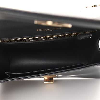 Christian Dior Metallic Patent Micro-Cannage Small Diorama Flap Bag Onyx Black 5 of 10