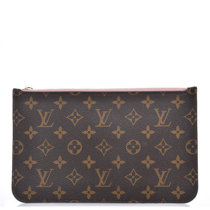 Louis Vuitton Monogram Neverfull MM GM Pochette Rose Ballerine 1 of 8