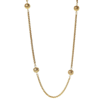 Chanel Sphere Chain Long Necklace Gold 1 of 5