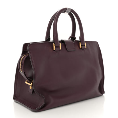 Saint Laurent Smooth Calfskin Small Monogram Cabas Rouge Legion 3 of 12