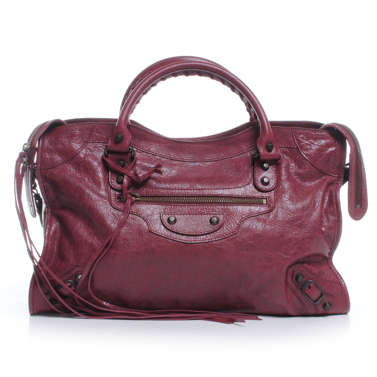 Balenciaga Agneau City Cassis 1 of 7