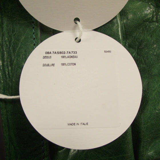 Leather Heloise Satchel Jewel Green