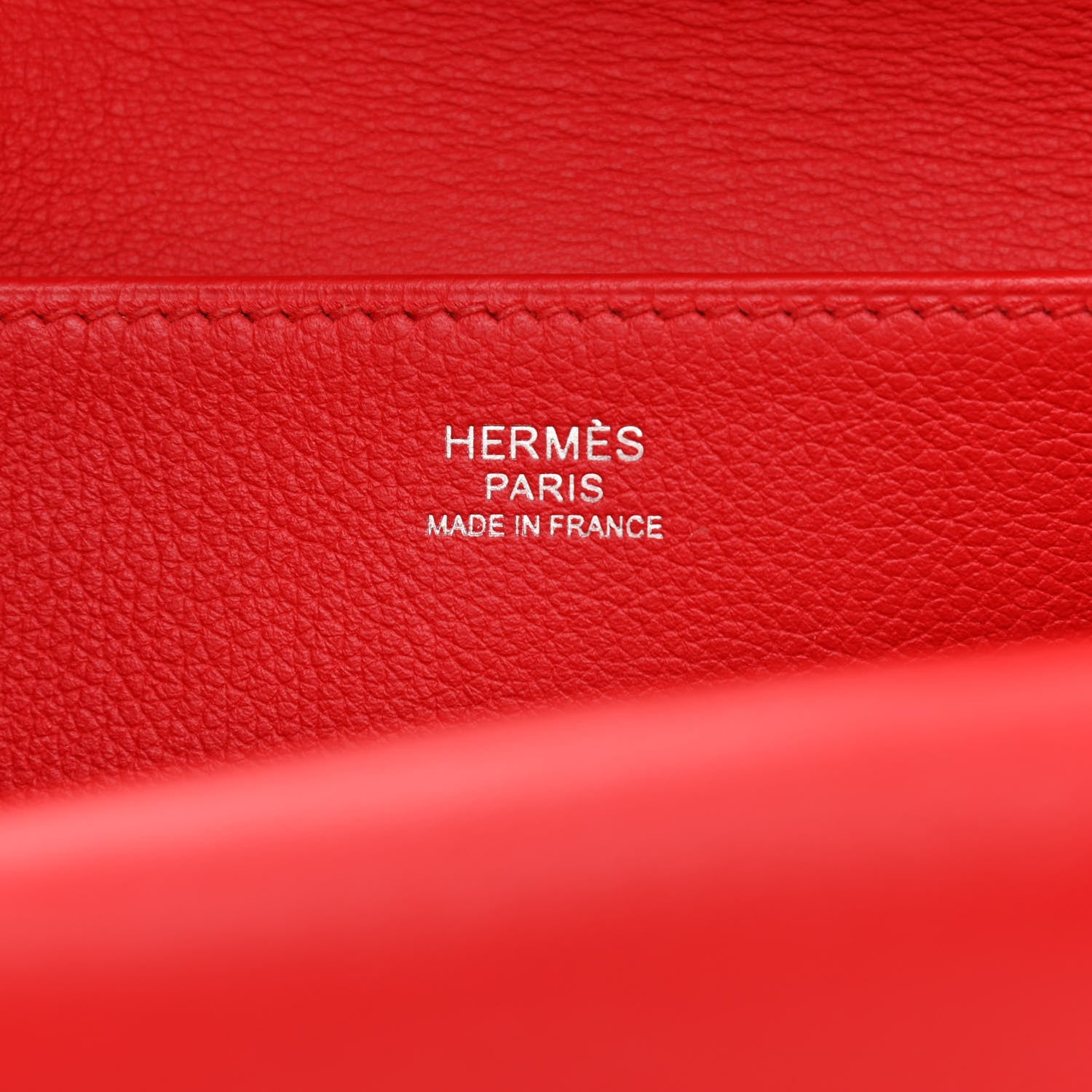 Hermes Evercolor Halzan 25 Rouge De Coeur 6 of 11