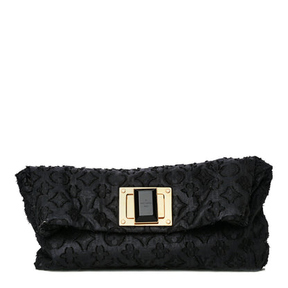 Louis Vuitton Lurex Quilted Monogram Altair Clutch Black 2 of 23