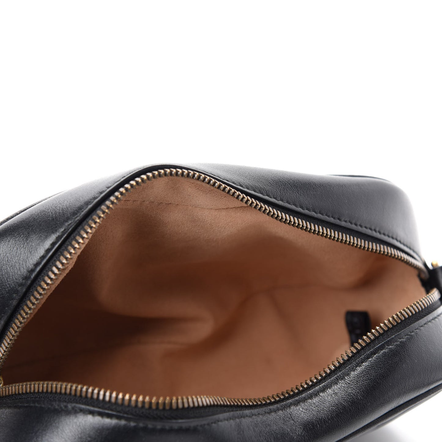 Calfskin Matelasse Small GG Marmont Chain Shoulder Bag Black