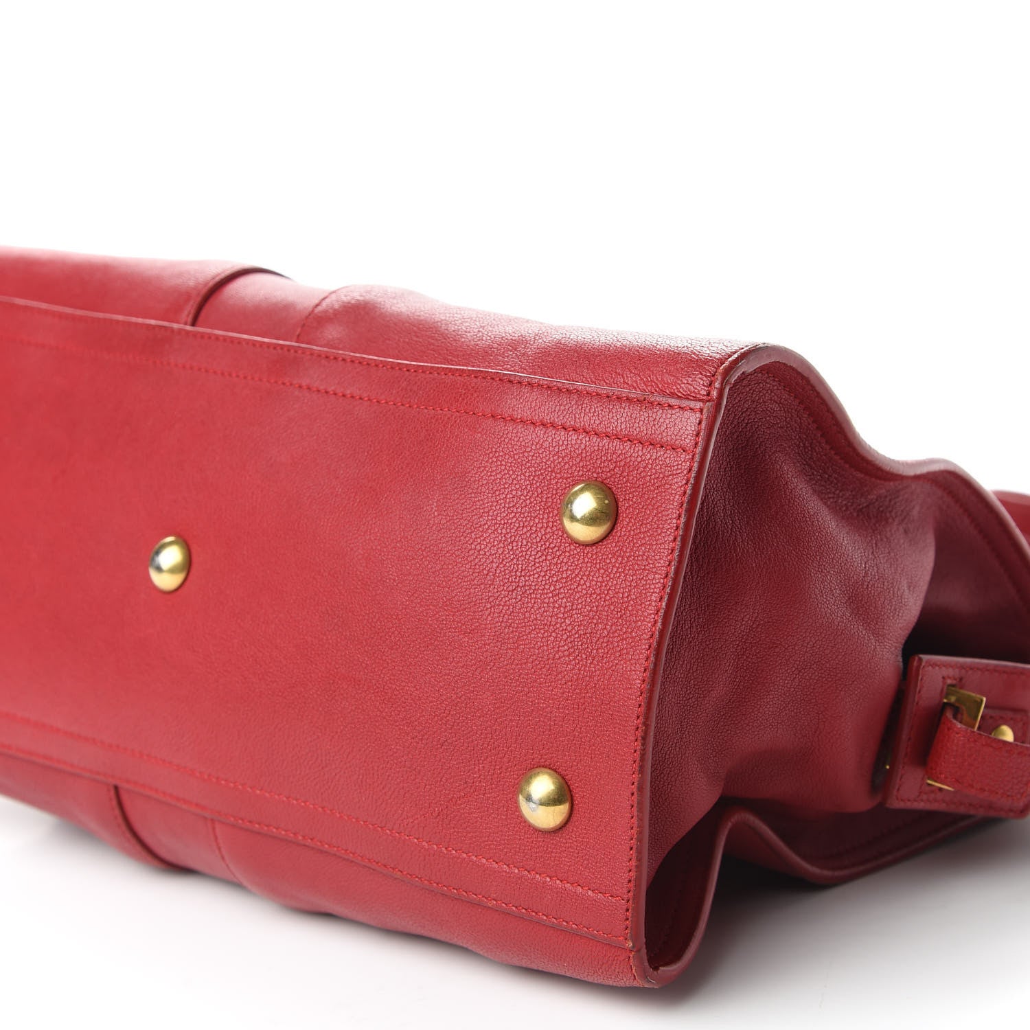Saint Laurent Sheepskin Small Cabas ChYc Rouge Orient 7 of 9