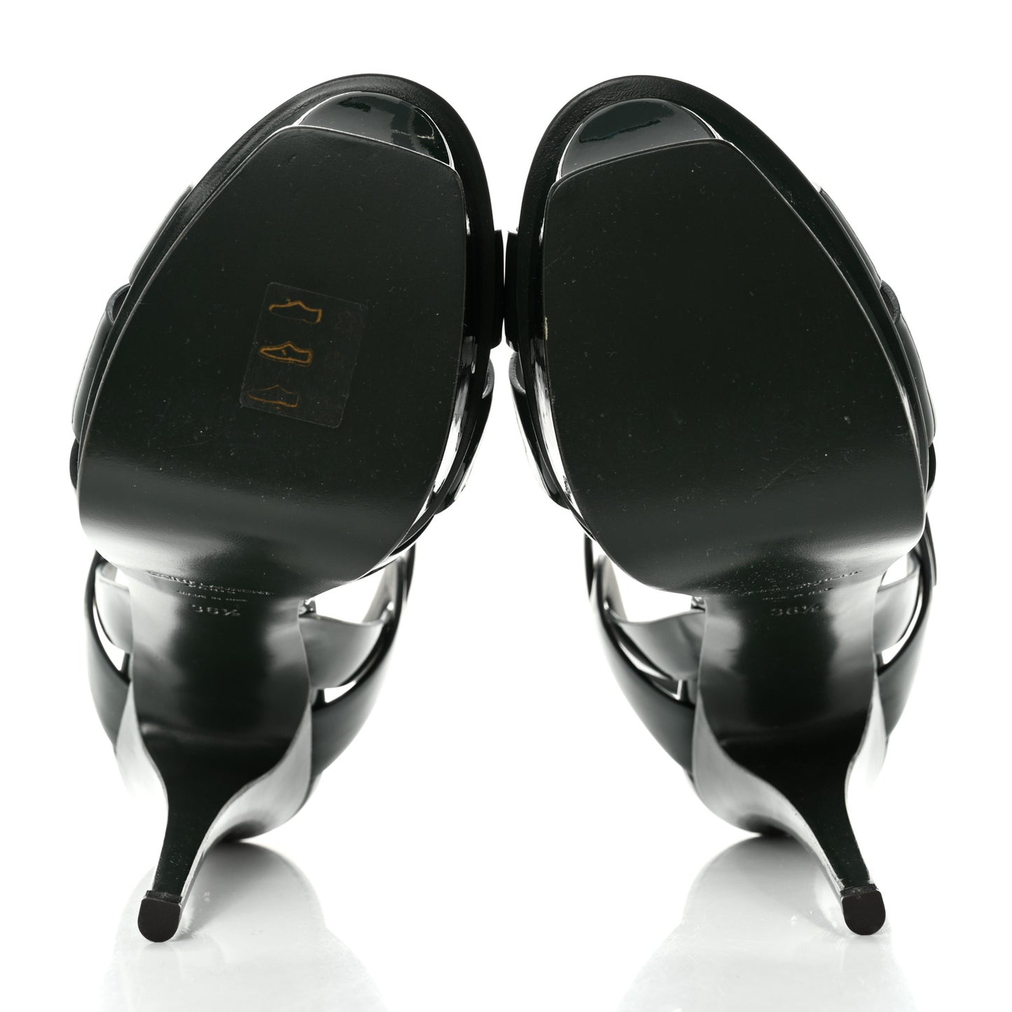 Patent Tribute 105 Platform Sandals 36.5 Green