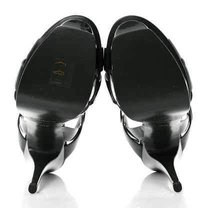 Saint Laurent Patent Tribute 105 Platform Sandals 36.5 Green 5 of 8