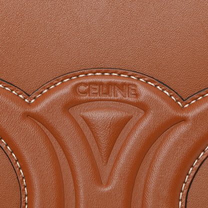 Celine Smooth Calfskin Small Cuir Triomphe Bucket Bag Tan 6 of 10