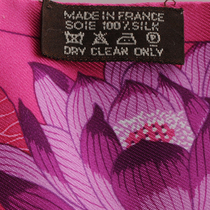 Hermes Silk Fleurs de Lotus Twilly 4 of 5