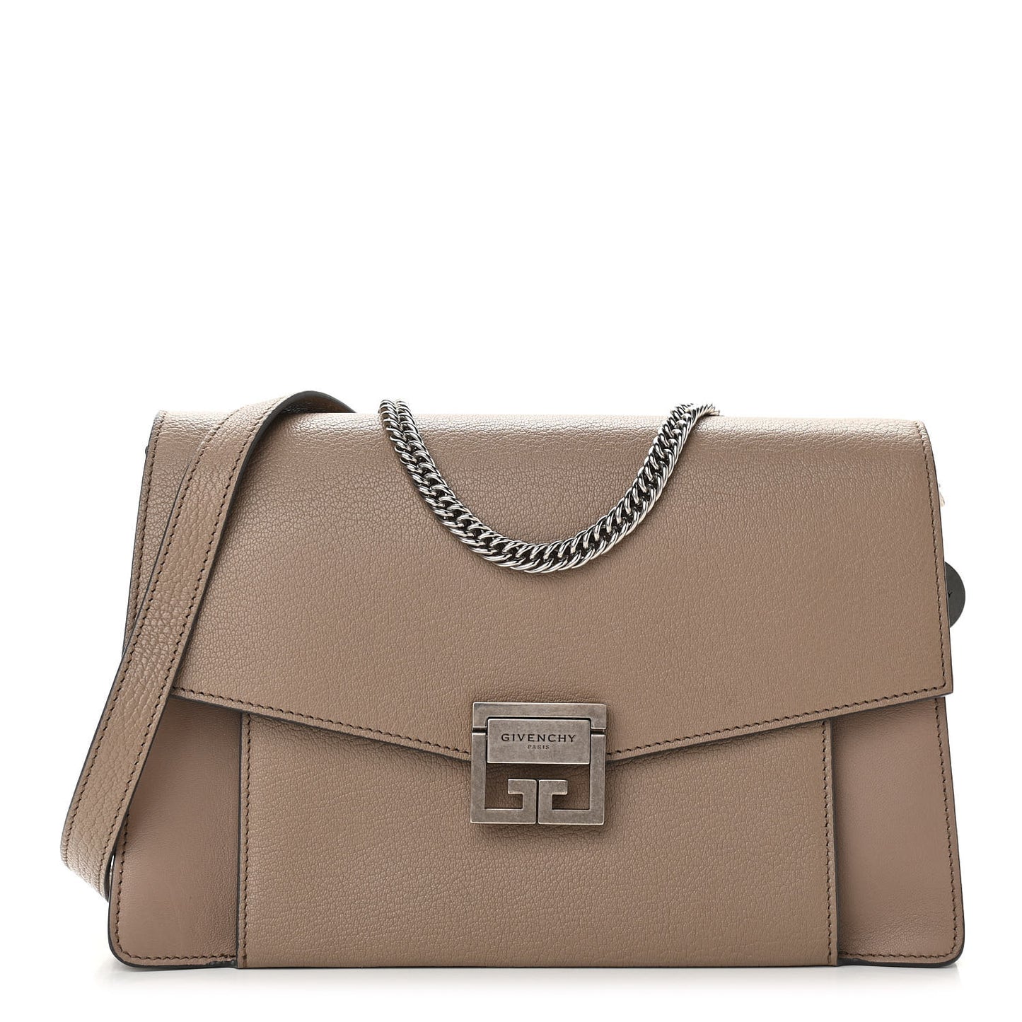 Sugar Goatskin Medium GV3 Shoulder Bag Linen