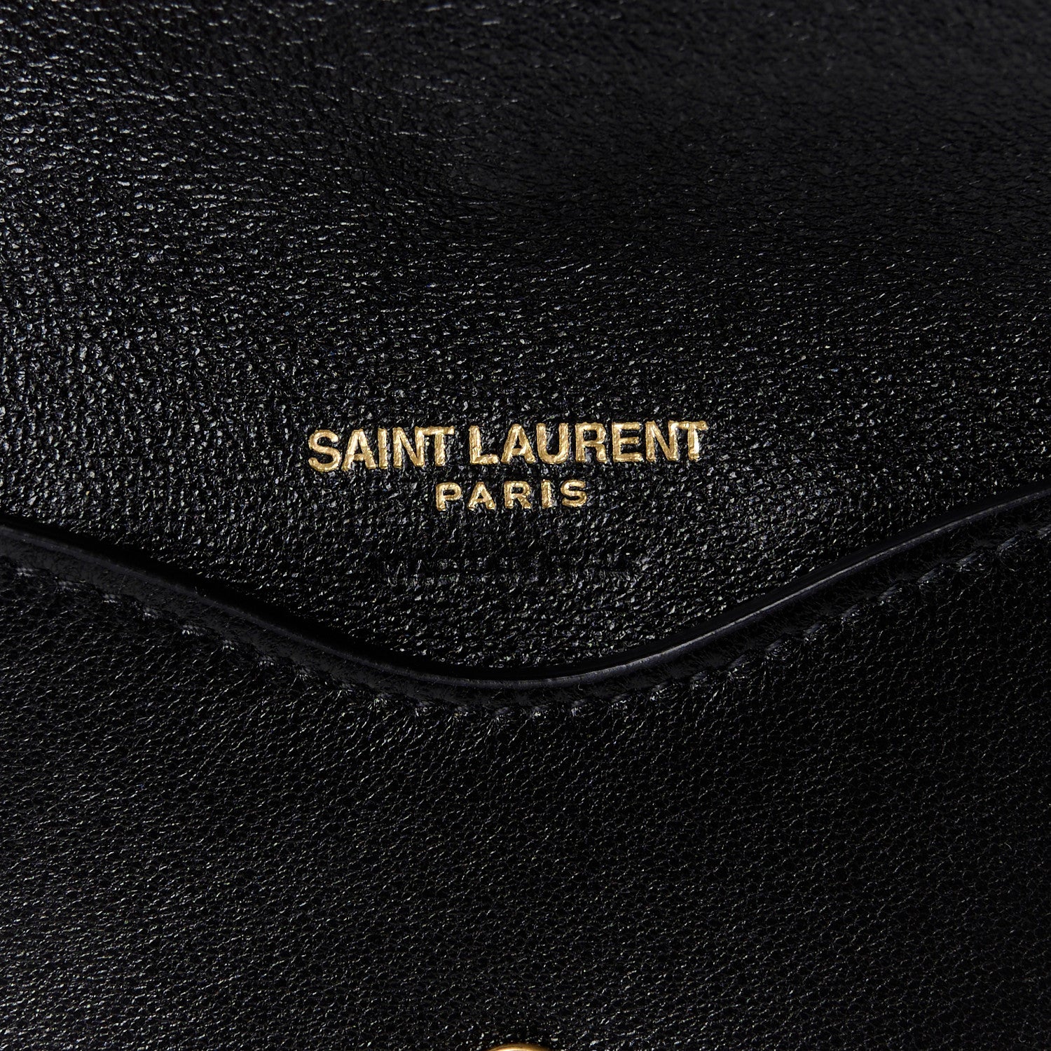 Saint Laurent Lambskin Chevron Quilted Small Loulou Black 10 of 13