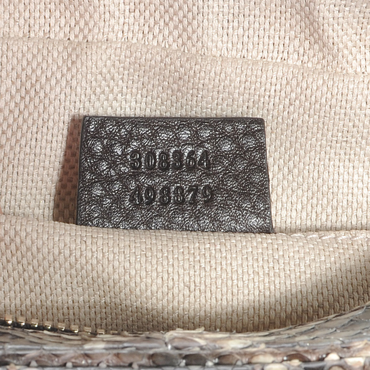 Gucci Metallic Python Soho Disco Bag 7 of 7